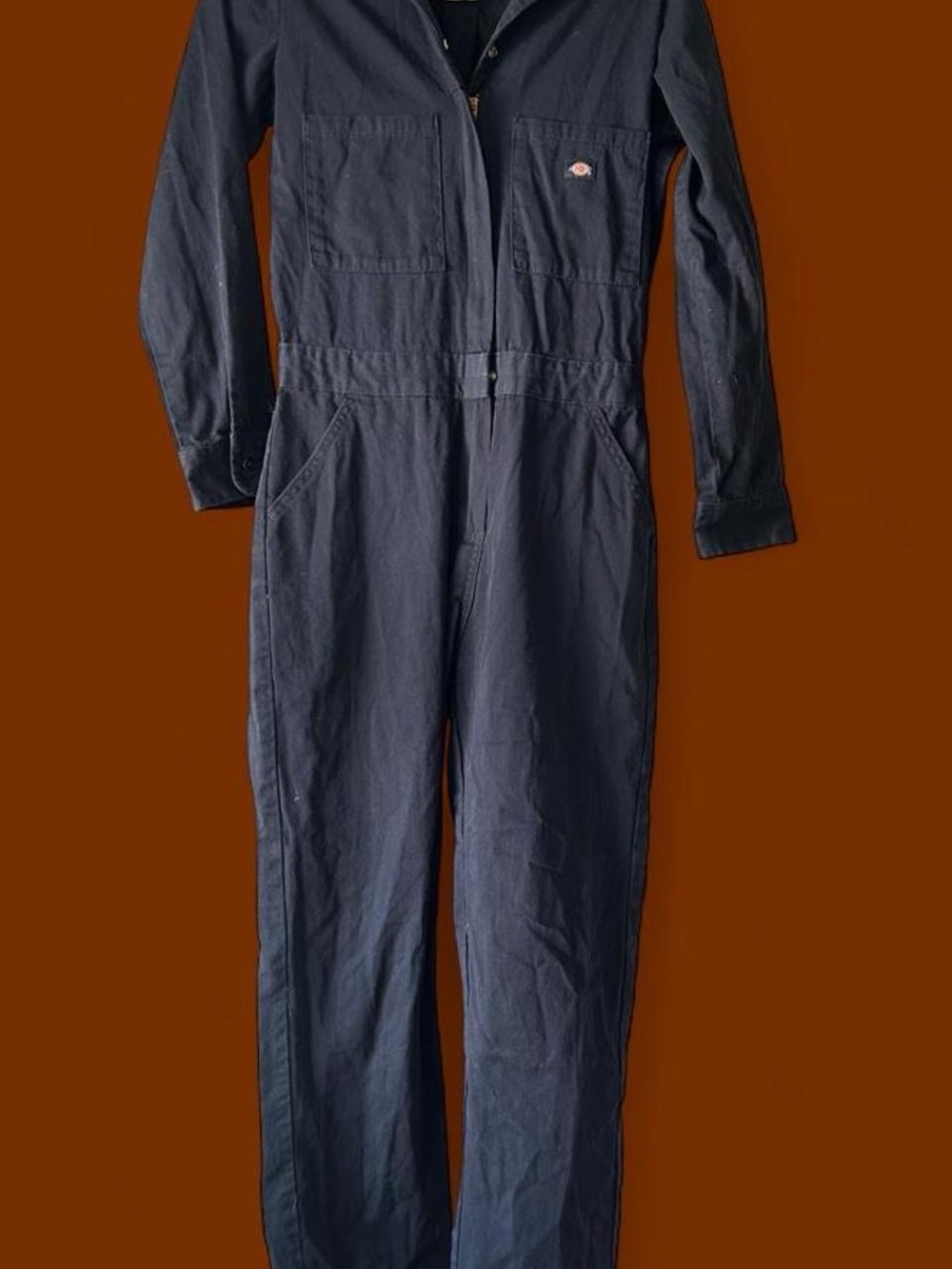 Dickies Navy Long Sleeve Work Jumpsuit